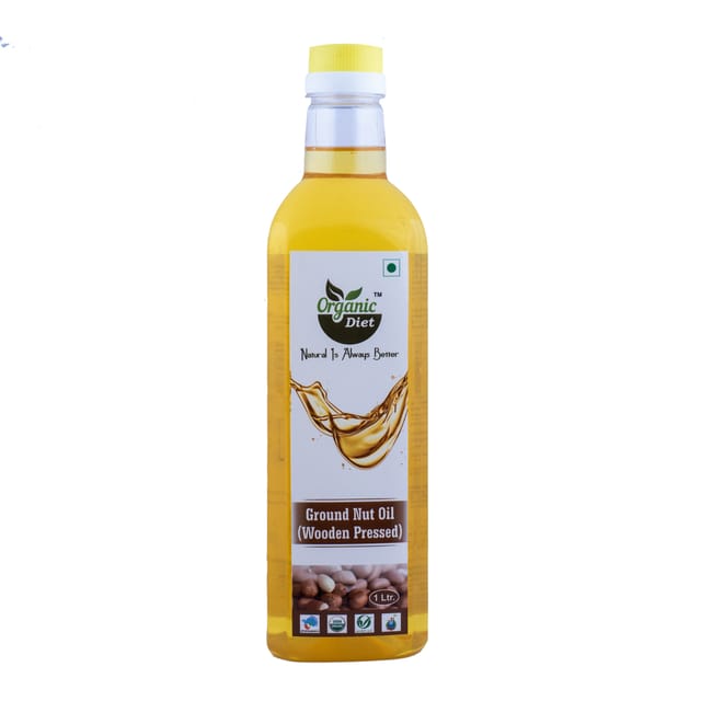 Organic Ground Nut Oil 1 Ltr / Moongfali Tel