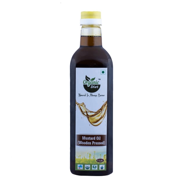 Organic Black Mustard Oil (Kali Sarso ka tel) 1 Ltr Cold Wooden Pressed