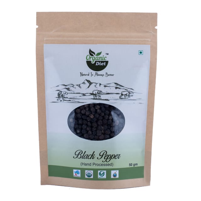 Black Pepper Whole / Kali Mirch Sabut 50 gm