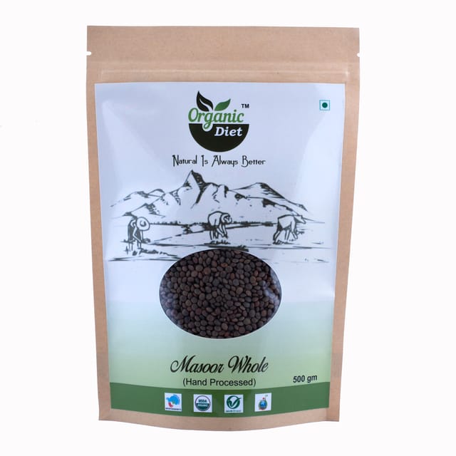 Masoor Dal Whole 500 gm / Kaali Masoor Sabut