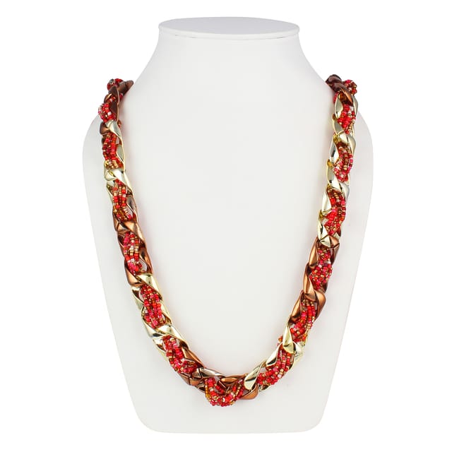 DCA Gold-plated Plated Glass Necklace (4460)