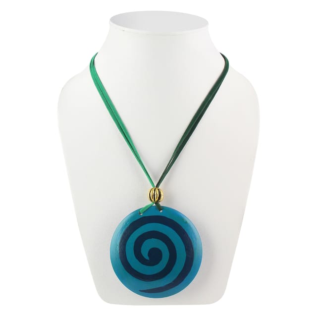 DCA Dca Turqouise Wooden Necklace For Women (4448 ) Wood Necklace