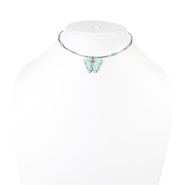 DCA Silver Plated Alloy, Brass Choker (DC4165NK)