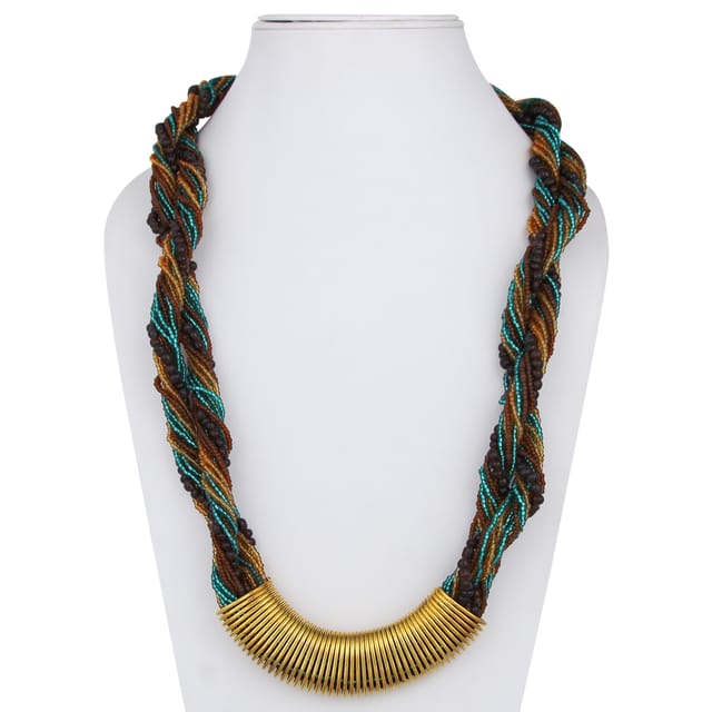 DCA Glass, Brass Necklace (DC4332NK)