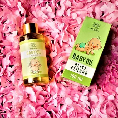 Olive Almond Body Oil / Jetun Badaam Tailam / Baby Oil 100 ml