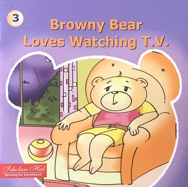 Browny Bear Loves Watching TV3