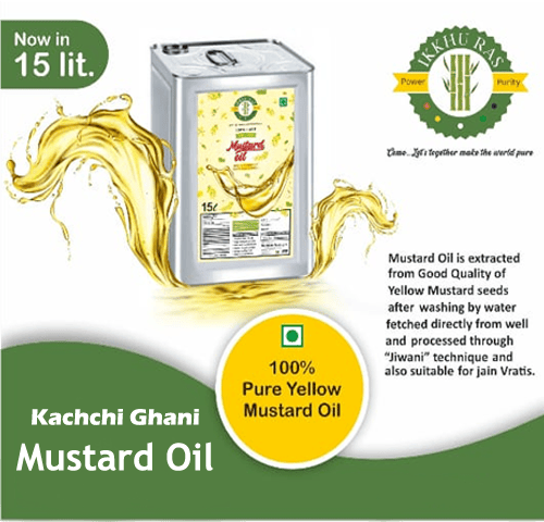 Cold Pressed Yellow Mustard Oil (Sarso) 15ltr Tin