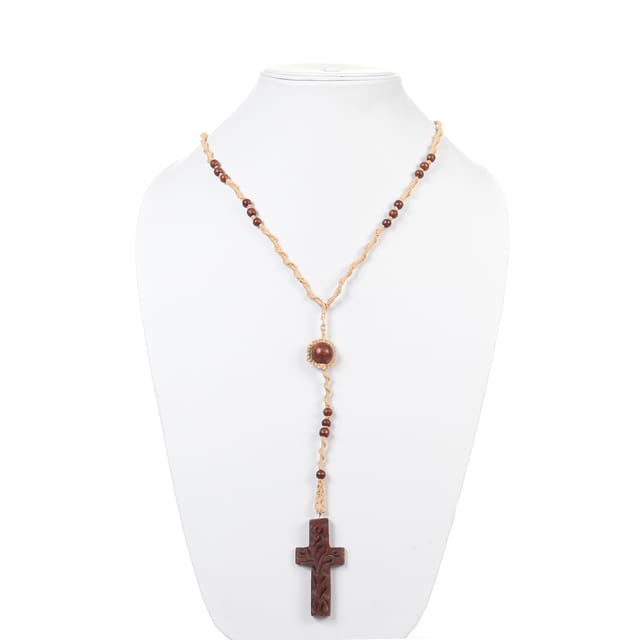 DCA Wood, Cotton Dori Necklace (DC4192NK)