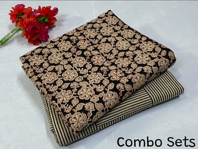 HAND BLOCK PRINT COTTON SUITS (1105)