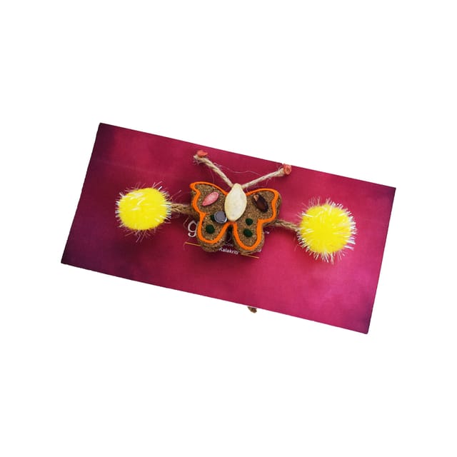 Gaukriti Handmade Cow Dung Eco-friendly Bhai Rakhi (GK R 603)