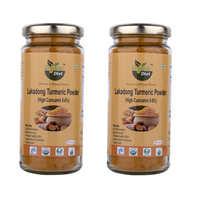 Lakadong Turmeric Powder 100 gm / Haldi x 2 units