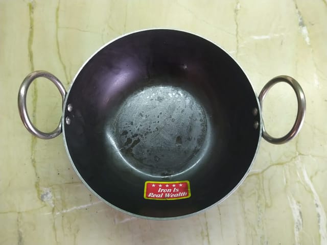 Iron Kadhai 7" with handle