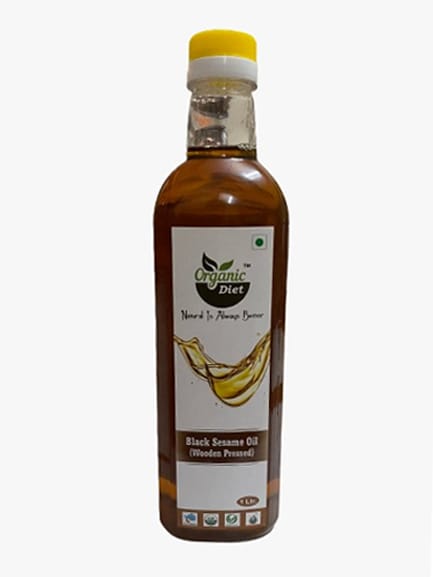 Organic Black Sesame Oil - Black Til 1 ltr