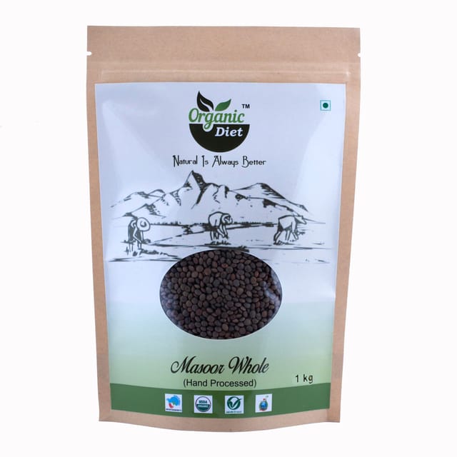 Masoor Dal Whole 1 kg / Kaali Masoor Sabut