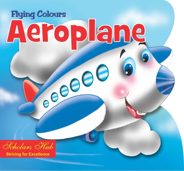 Flying Colours-Aeroplane (Die-Cut Board Book)