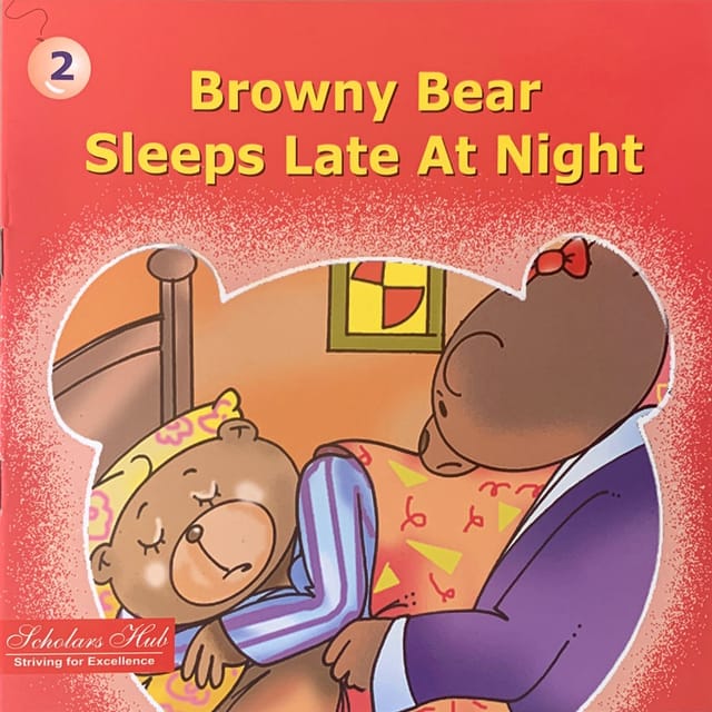 Browny Bear Sleeps Late at Night.2.