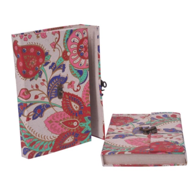 Brass Lock Hand Note Book