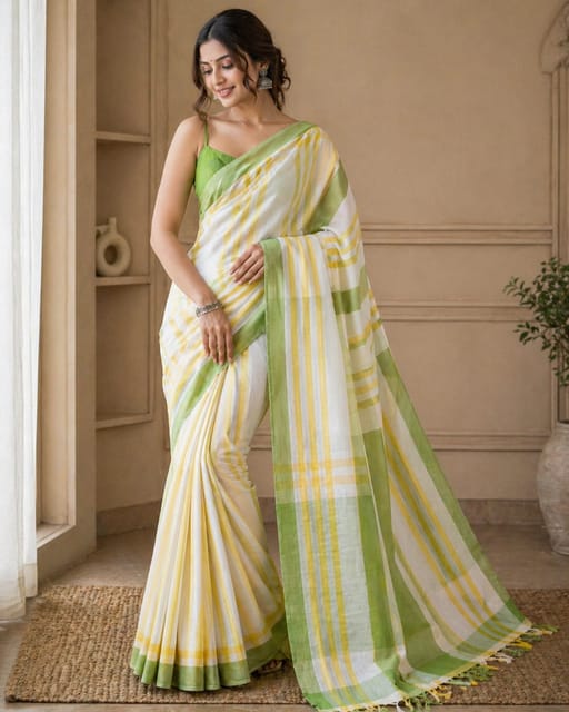 Handloom Cotton Saree (VH223)