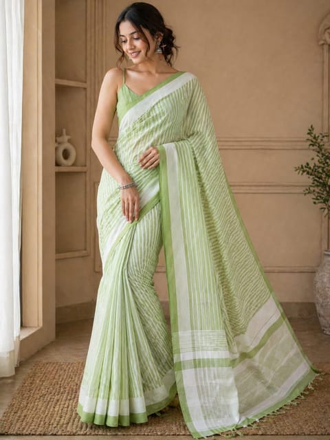 Handloom Cotton Saree (VH224)